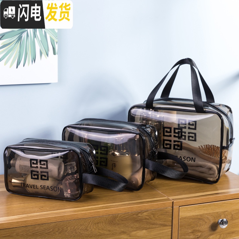 三维工匠防水化妆包ins风超火女网红大容量化妆品收纳袋便携小号洗漱包收纳包高清大图