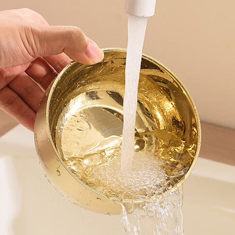 MAXCOOK美厨双层碗13cm316不锈钢金色MCWA3938高清大图