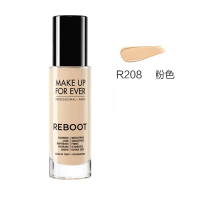 「李佳琦推荐」玫珂菲(MAKE UP FOR EVER)熬夜粉底液30ml 新款养肤赋活焕采 R208#粉瓷色