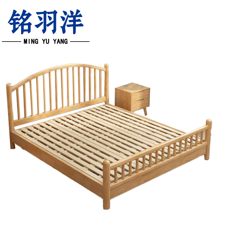 铭羽洋E3床120cm+床头柜套高清大图