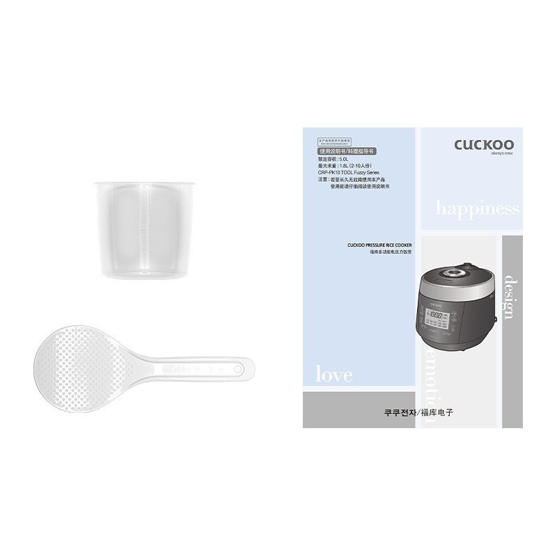 福库(CUCKOO)电饭煲CRP-PK1077FP 韩国原装进口 合金内胆高压电饭锅 5L 粉色