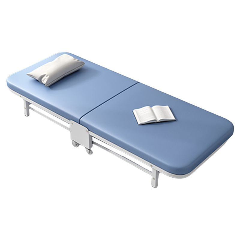 围达 折叠伸缩床 75cm PU海蓝色 张高清大图