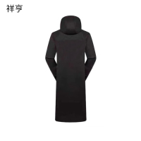 祥亨XH-YPVC900 长款连体式雨衣 均码 黑色(计价单位:件)
