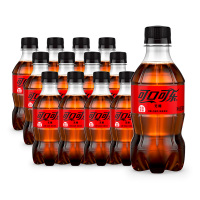 可口可乐碳酸饮料迷你mini装汽水解渴瓶装无糖300ml*6瓶[HB]