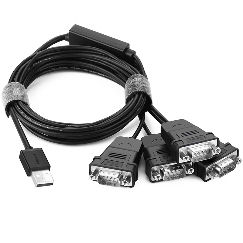 绿联 USB转RS232串口连接线 1.5米 30770高清大图