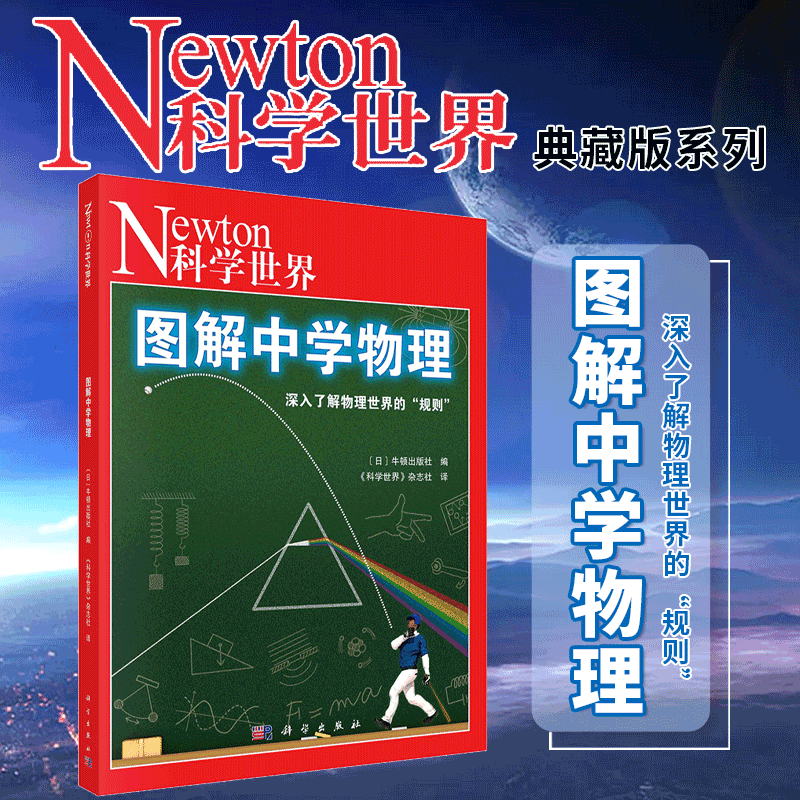 [典藏8本]科学世界 23年增刊 图解系列 [正版]Newton科学世界杂志2023年增刊 典藏版 图解中学物理/化学/高清大图