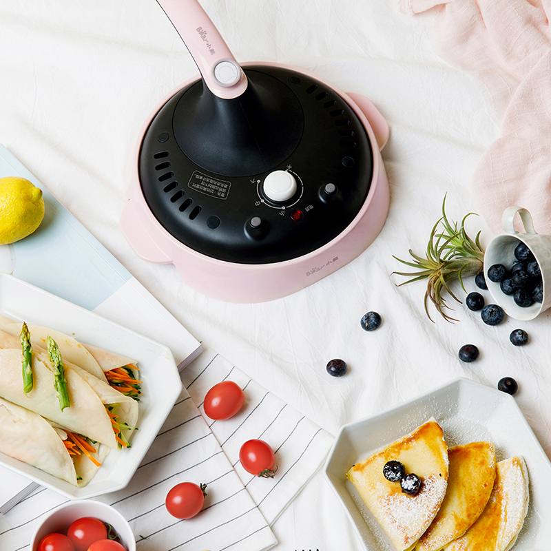 小熊(bear)薄饼机春卷皮家用春饼机烙饼锅神器全自动迷你电饼铛蛋卷机