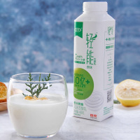 三元 轻能优酪乳酸奶450g12瓶整箱装 部分脱脂风味发酵乳轻能黄桃大麦12瓶