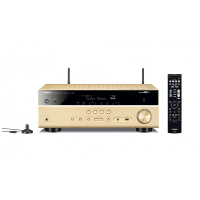 Yamaha/雅马哈RX-V585功放机 7.2全景声家庭影院hifi无损金色