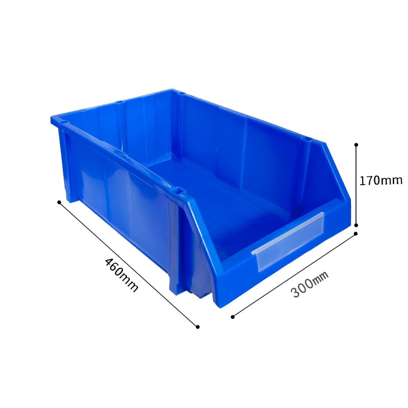 宁储 塑料零件盒 斜口物料盒 460*300*170mm 个高清大图