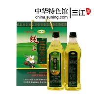 【中华特色】三江馆 广西三江特产 高山茶油侗美仙池牌茶油1LX2瓶 华南地区 48小时内发货