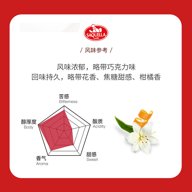 意大利进口圣贵兰深情研磨咖啡粉200g深度烘焙纯意式浓缩咖啡油脂丰富高清大图