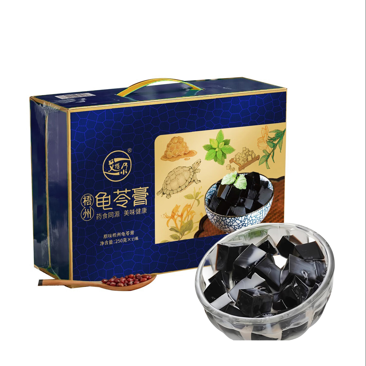 艾提尕龟苓膏250克*15瓶/盒高清大图