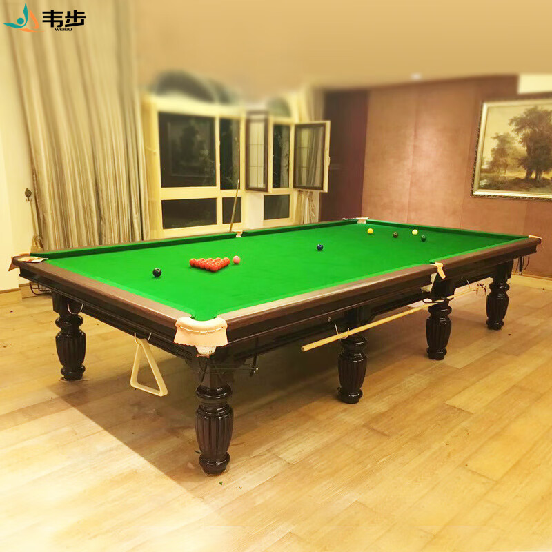 韦步S800斯诺克台球桌国标准球房俱乐部家用木库英式斯诺克桌球台高清大图