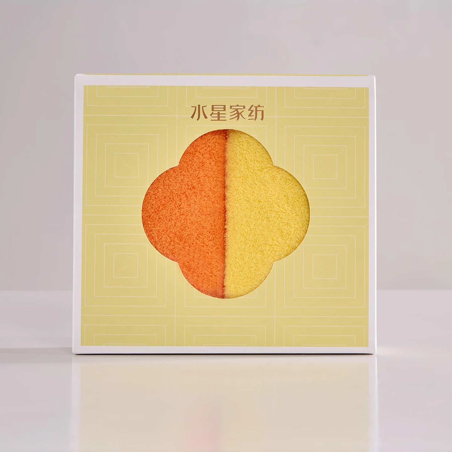 水星家纺洗脸毛巾家用柔软DHA类长绒棉毛巾礼盒 活力多巴胺A类长绒棉毛巾礼盒 2条高清大图