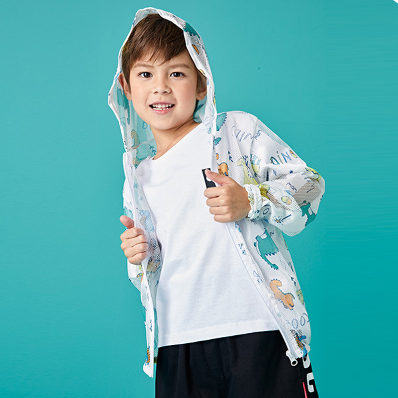 儿童夏季防晒衣女宝宝防晒服速干男童户外透气轻薄外套童装皮肤衣