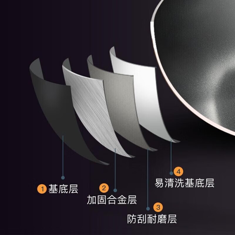 苏泊尔 不粘锅炒锅家用平底锅燃气灶多功能不粘大炒菜锅EJ28RP05