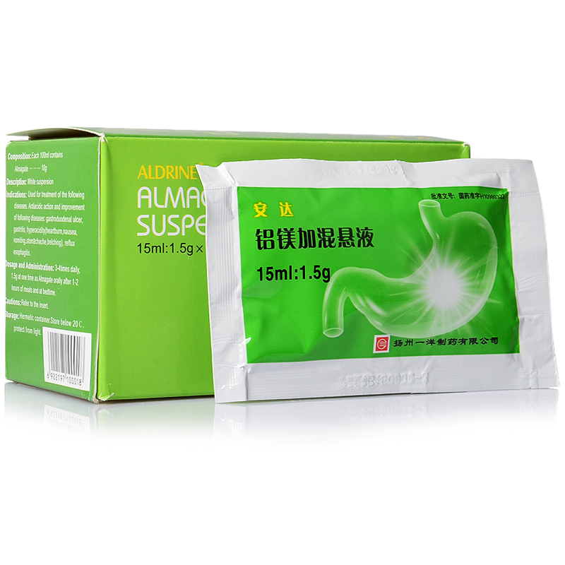 一洋 铝镁加混悬液 15ml*12袋/盒