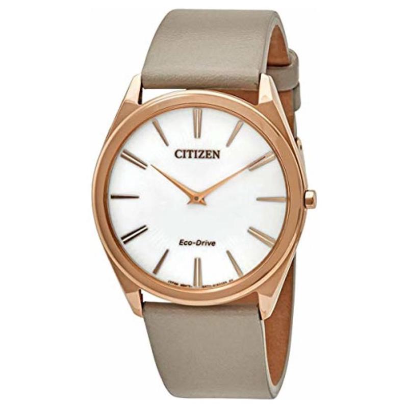 Citizen女士光动能手表 STILETTO系列简约两针皮带时尚休闲腕表