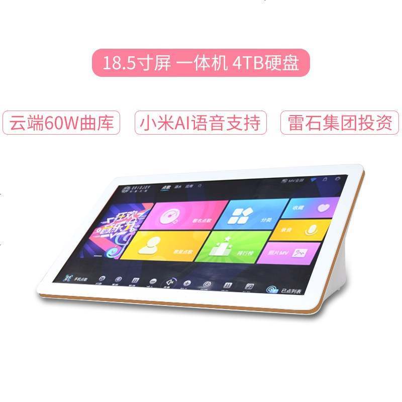 4t硬盘无支架和音元视家庭ktv点歌机雷石小米小爱同学智能wifi语音