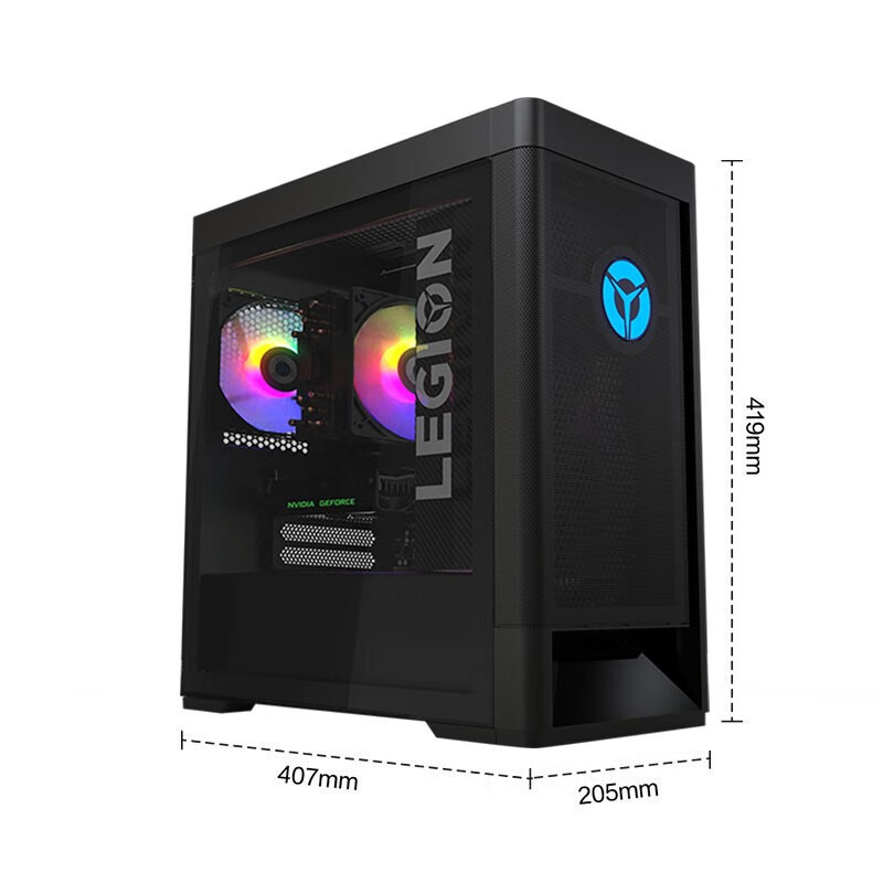 联想(Lenovo) 拯救者刃7000P 游戏台式电脑主机八核CPU锐龙 R7-5800/32G/512G/RTX3060Ti-8G/27寸显示器 定制款