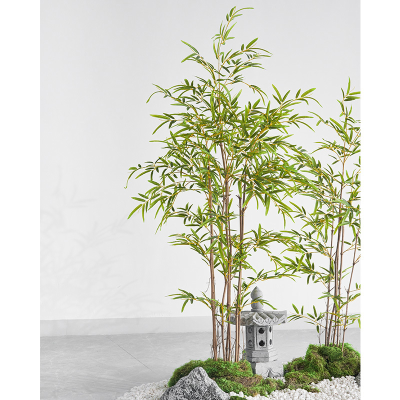 12米竹子5根仿真竹子室内装饰假竹子隔断屏风挡墙造景室外装饰竹盆栽