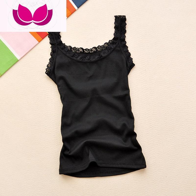 七斓新款韩版百搭蕾丝花边吊带背心吊带衫女吊带背心打底衫