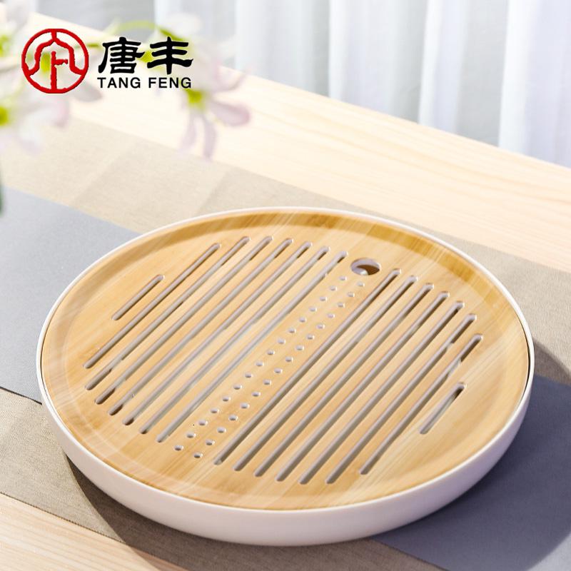 家柏饰(CORATED)窑变茶具家用竹制干泡盘套组自动功夫泡茶壶天目釉自动套装z高清大图