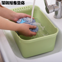 塑料脸盆家用洗衣盆婴儿洗脸盆加厚耐摔长方形洗菜盆大号清洁用品工具盆