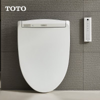 TOTO即热卫洗丽洁身器遥控除臭缓冲盖板坐便盖电动智能马桶盖TCF793CS TCF793CS