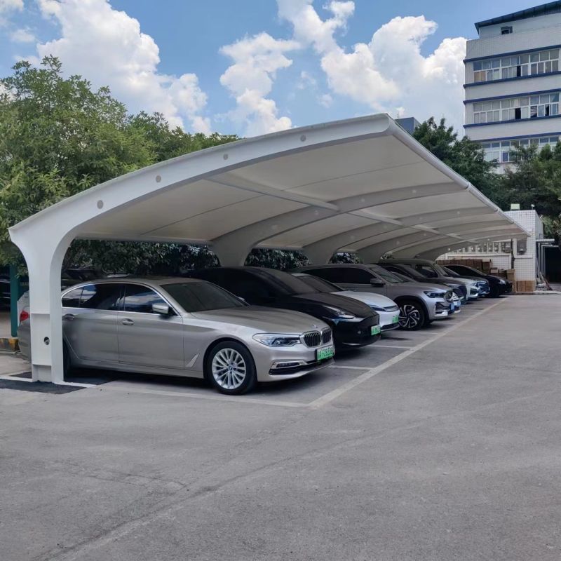 纵联优品 zl-mjg 膜结构停车棚 户外遮阳车篷