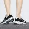 Skechers斯凯奇女鞋新款厚底熊猫鞋减震运动鞋时尚经典休闲鞋11959-BKW ZP
