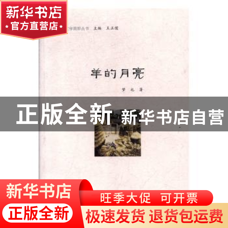 正版 羊的月亮 梦也著 宁夏人民教育出版社 9787554414316 书籍高清大图