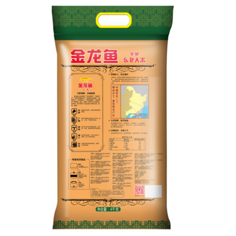 金龙鱼 寒地东北大米 4kg