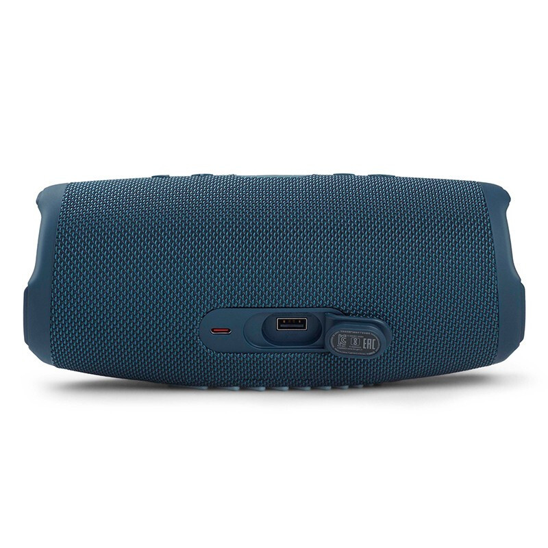 JBL CHARGE5 音乐冲击波五代 便携式蓝牙音箱+低音炮 户外防水防尘音箱桌面音响 增强版赛道扬声器 蓝色