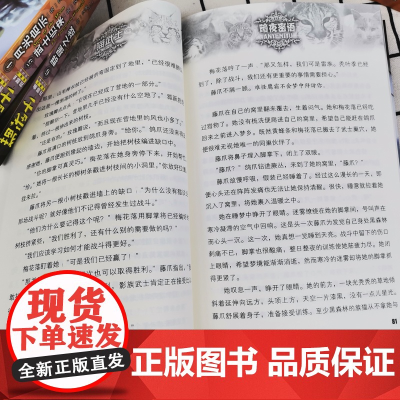 全6册猫武士四部曲星预言新译本第四学徒群星之战中小学生课外书8-12岁三年级课外读四五年级阅读儿童书10-15岁儿童励志高清大图