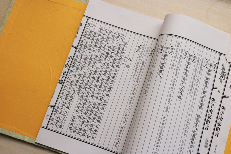 [醉染正版]国学收藏启蒙经典 一函九册 线装版 南北朝颜之推仿古中国启蒙文化弟子规三字经百家姓千字文颜氏家训幼学等少儿国高清大图