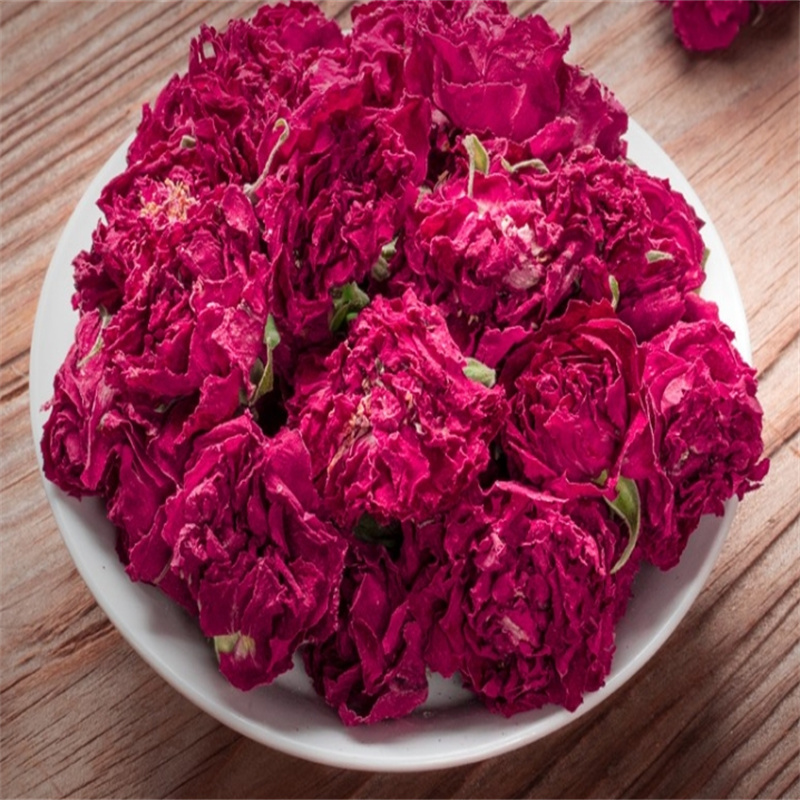 墨红玫瑰花茶冻干云南重瓣红玫瑰花冠王一朵一杯滋补泡水养生花茶高清大图