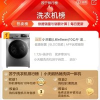 小天鹅(LittleSwan)10公斤 滚筒洗衣机全自动 智能家电 洗脱一体 BLDC变频 TG100VN62WDY