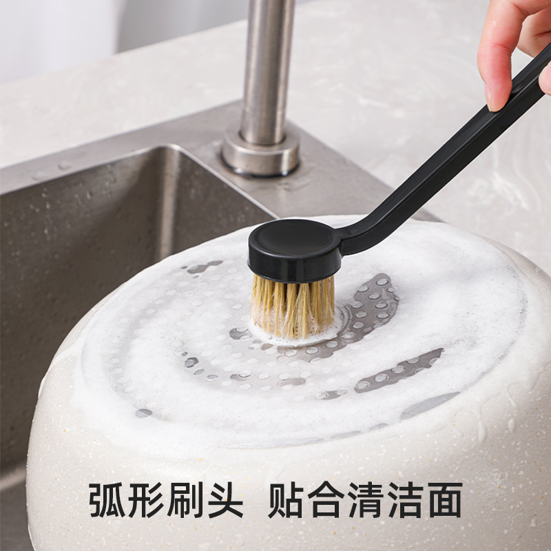 梵特 长柄厨房刷洗锅刷多功能长柄厨房清洁锅刷锅刷锅碟碗刷高清大图