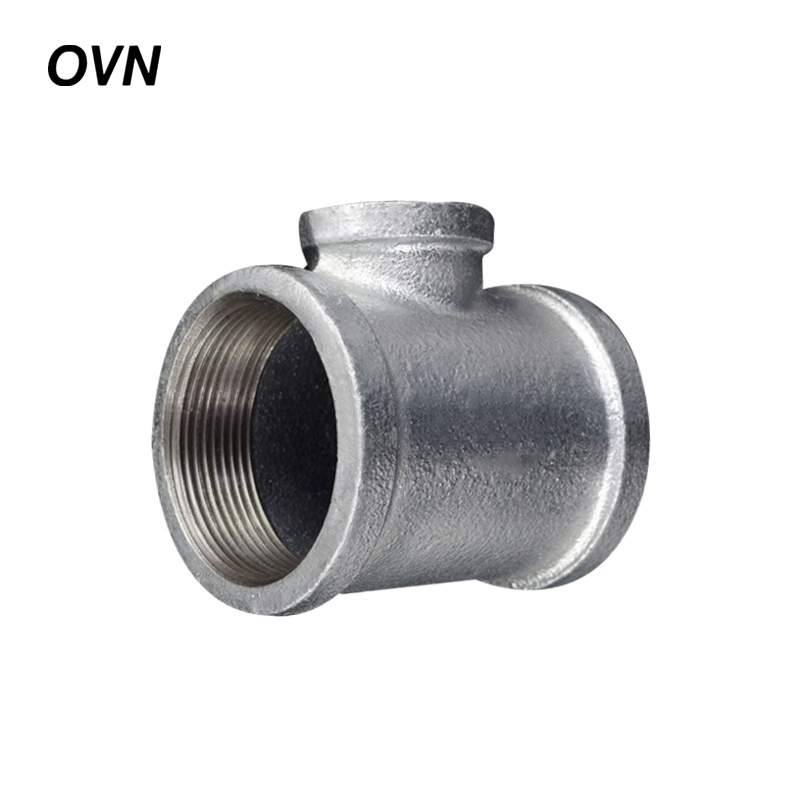 OVN 镀锌螺纹异径三通变径 DN40*20（1.5寸变6分） 个