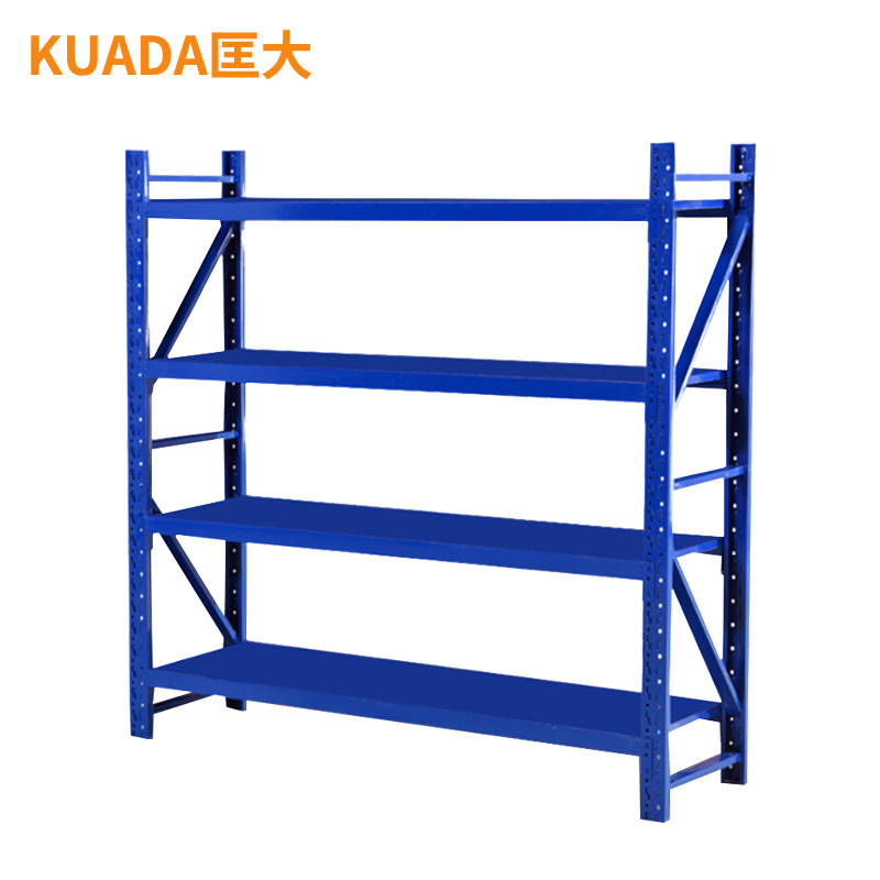 匡大中型货架蓝色多层仓储货架置物架 KDH102411