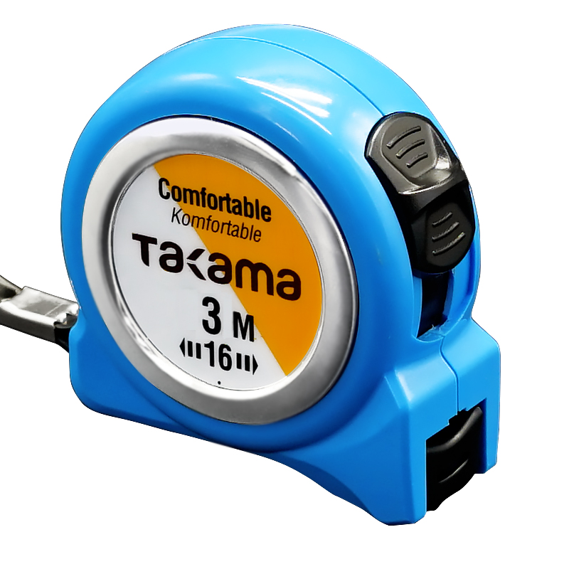 takama(高松)201030 3M公制钢卷尺伸缩双色尺木工尺测量工具高清大图