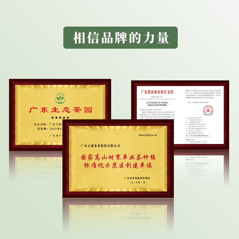 天池 茗茶 单丛 青山·黄枝香125g/罐高清大图