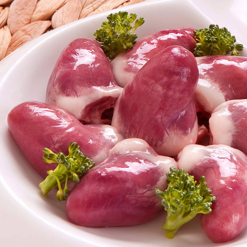 华英 优选鸭心 500g/袋 卤鸭心食材 国产速冻生鲜禽肉