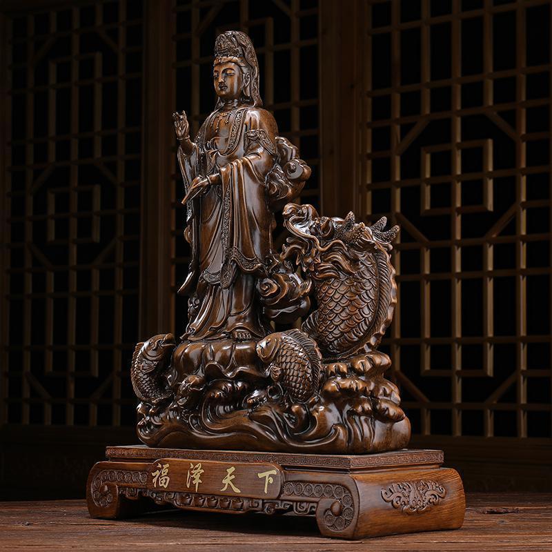 福泽天下观音摆件观音菩萨佛像家用供奉居家观世音娘娘_822_735