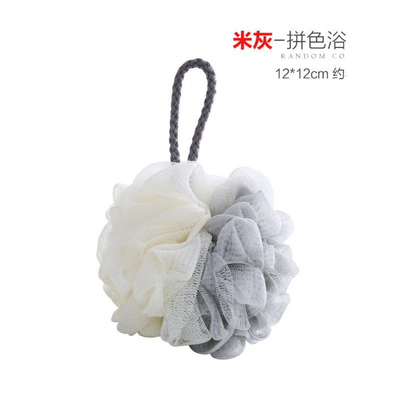 家柏饰(CORATED) 素雅大号沐浴球成人洗澡球 洗澡用品浴花浴球洗浴球沐浴花