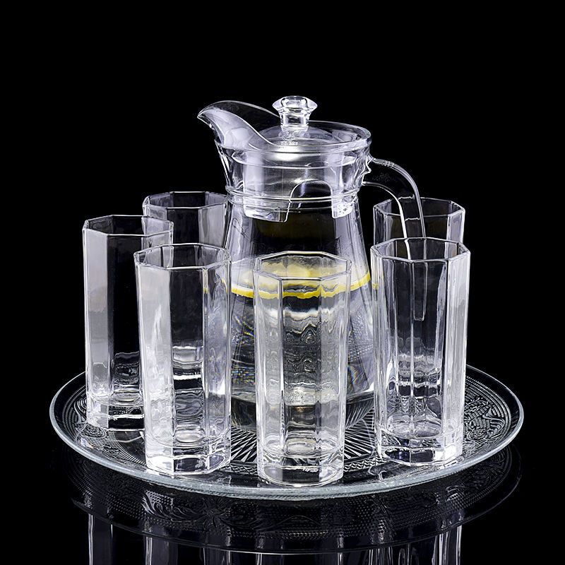 图书>期刊/杂志>男士>图书其它>玻璃杯套装家用6只装客厅耐热泡茶水杯