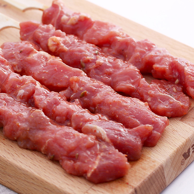 蒙都 内蒙古羊肉串香辣150g/(约10串1袋装)清真家庭羊肉串