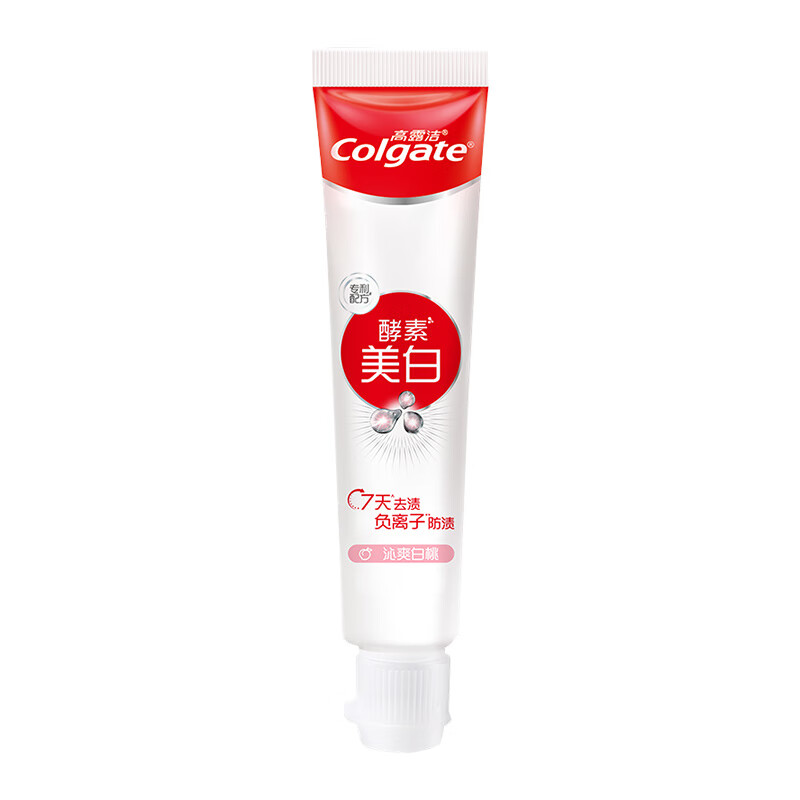 高露洁(Colgate)美白牙膏沁爽白桃味40g